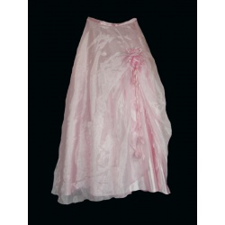 Dívčí společenská růžová sukně